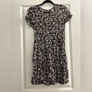 Floral Short Sleeve Dress